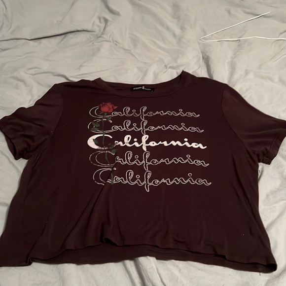 Charlotte Russe Tops - Charlotte Russe cropped t shirt